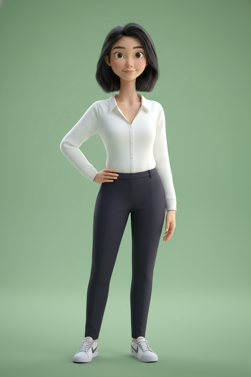 Khadiza AI full body render
